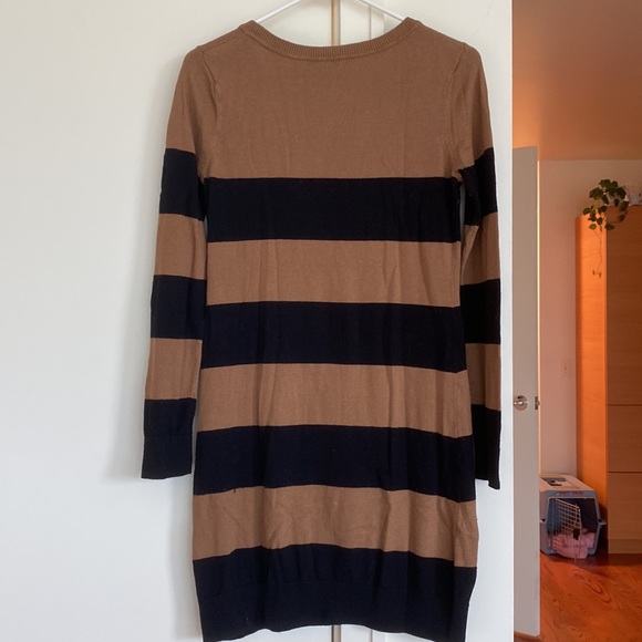 H&M Dresses Hm Striped Sweater Dress Poshmark